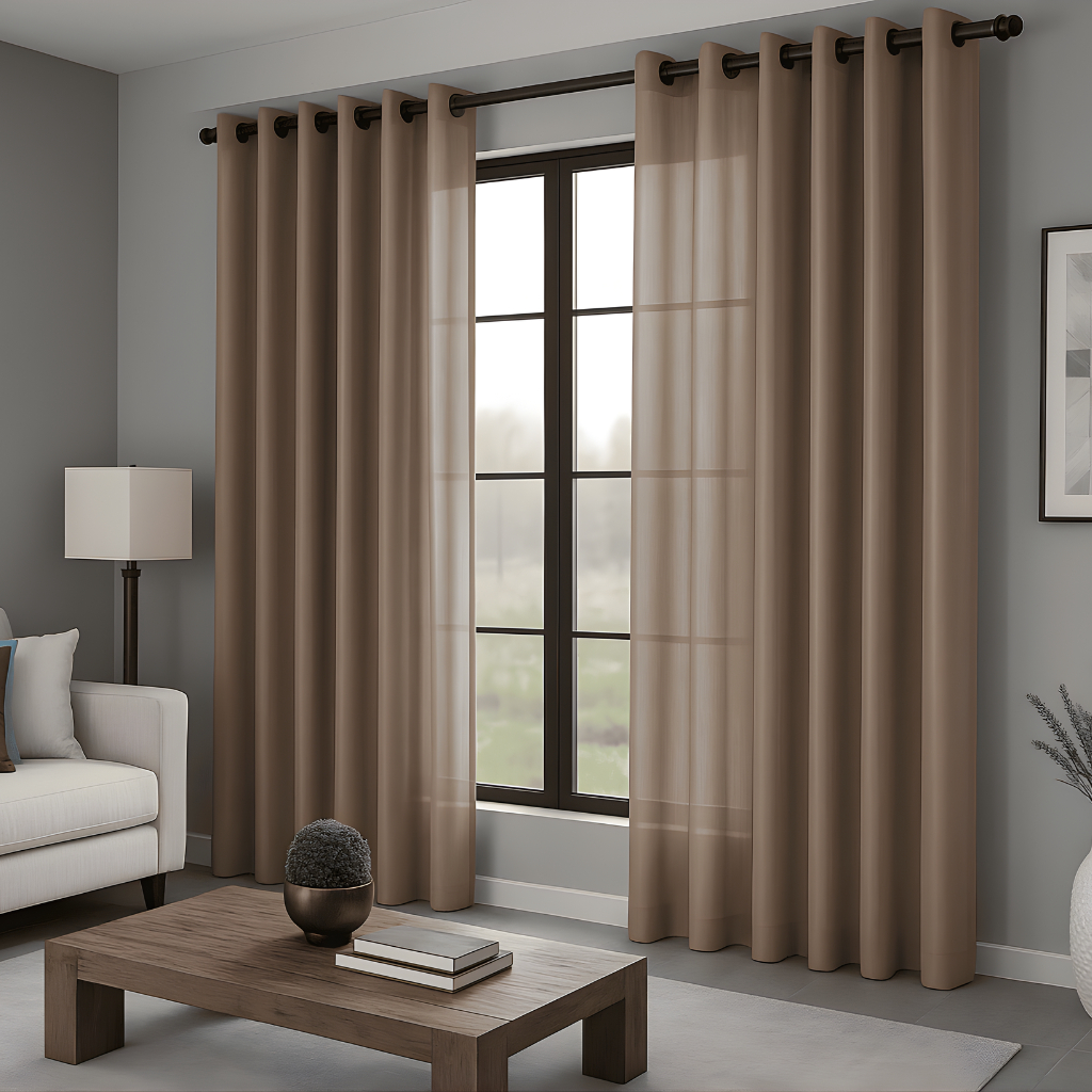 Cortina Para Sala Roma Grande Semi Blackout Elegante Diversas Cores A Pronta Entrega
