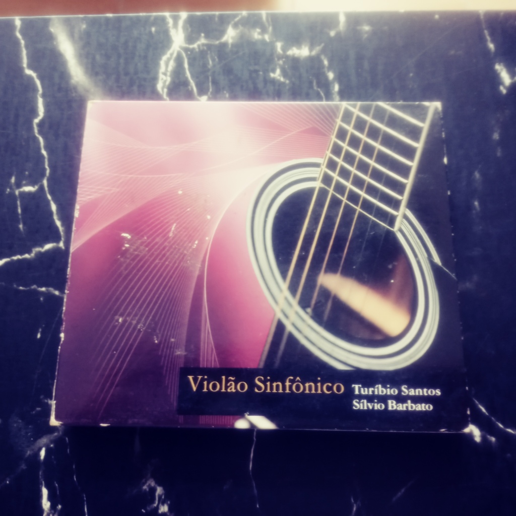 TURÍBIO SANTOS & SÍLVIO BARBATO ( VIOLÃO SINFÔNICO ) CD DUPLO RARO
