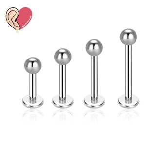 Piercing Labret Prata Em Aço Cirúrgico Tragus Medusa Conch Cartilagem KA123 em Oferta na Shopee