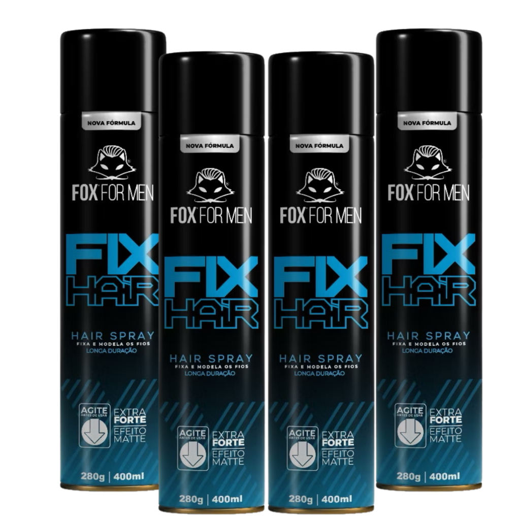 LAQUÊ SPRAY HAIR 400ML FIXADOR  - FOX FOR MEN