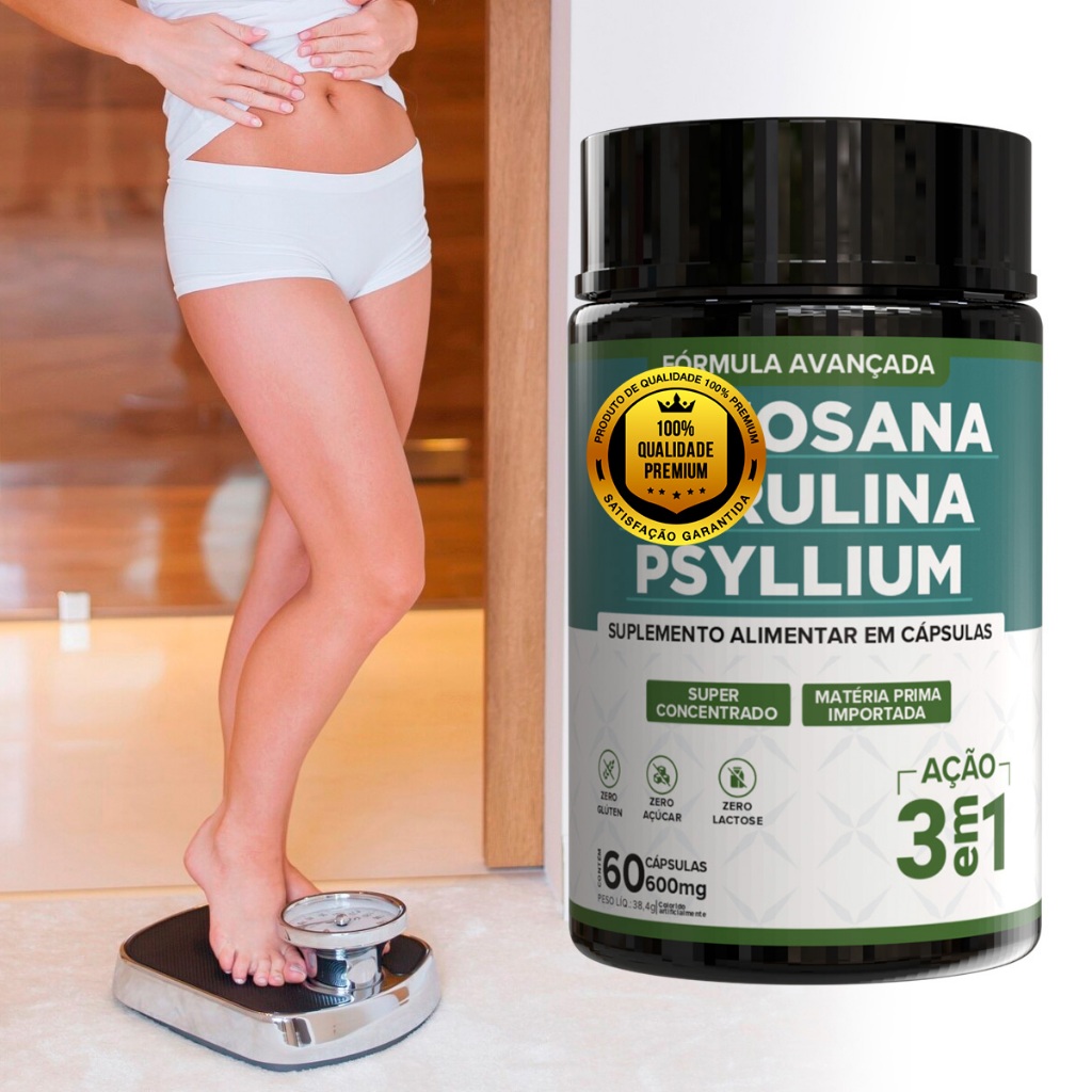 Mix Spirulina Ação 3 em 1 500MG | 60 Capsulas - Envio Imediato