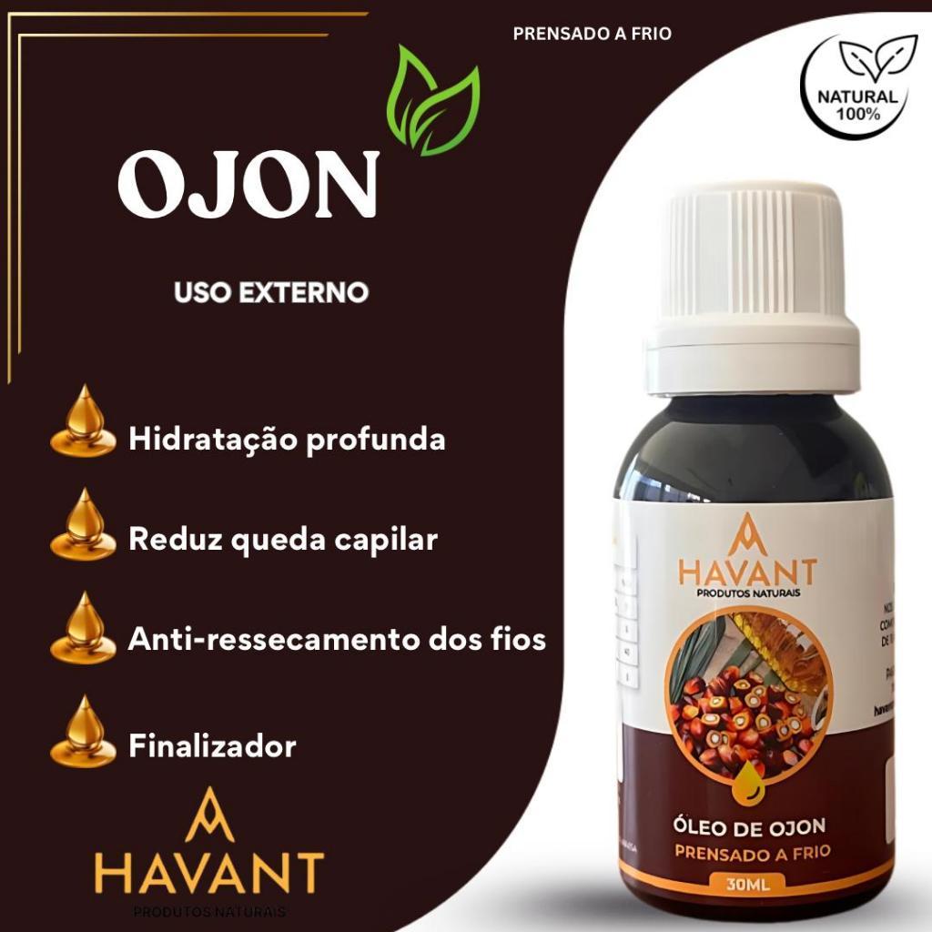 OJON ÓLEO VEGETAL - PRENSADO A FRIO 30ML 100%NATURAL