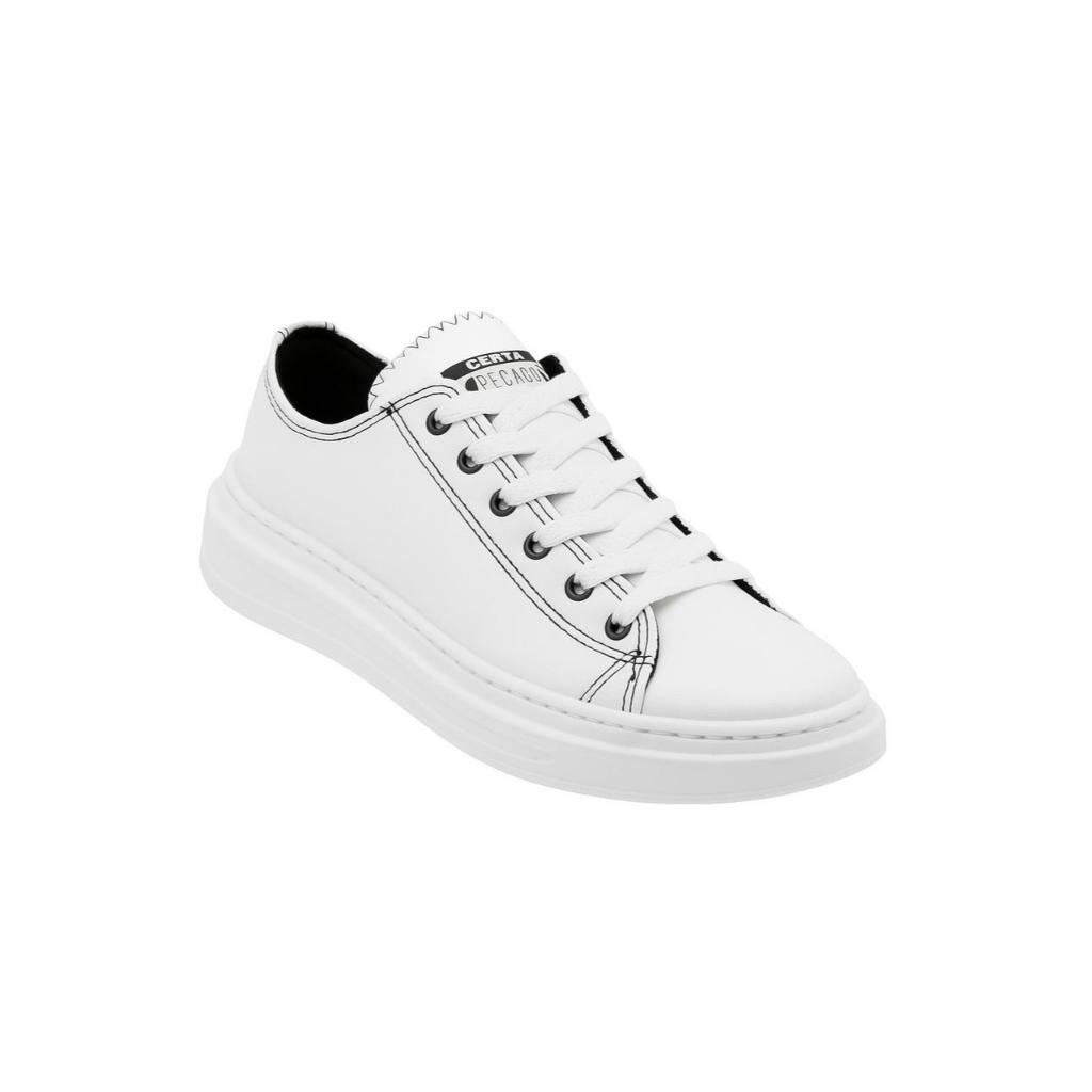 Detalhes do Tênis Feminino Casual Sola Costurada 2 Unissex Academia e lazer Pegada Certa Star Clássico