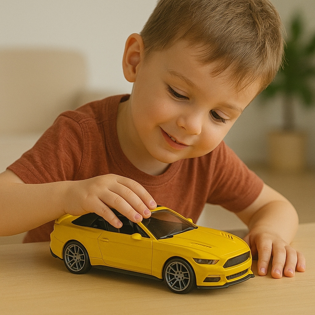 Carrinho Brinquedo Speed Car Cor Sortida Carro de Corrida Conversível Infantil Miniatura Coleção