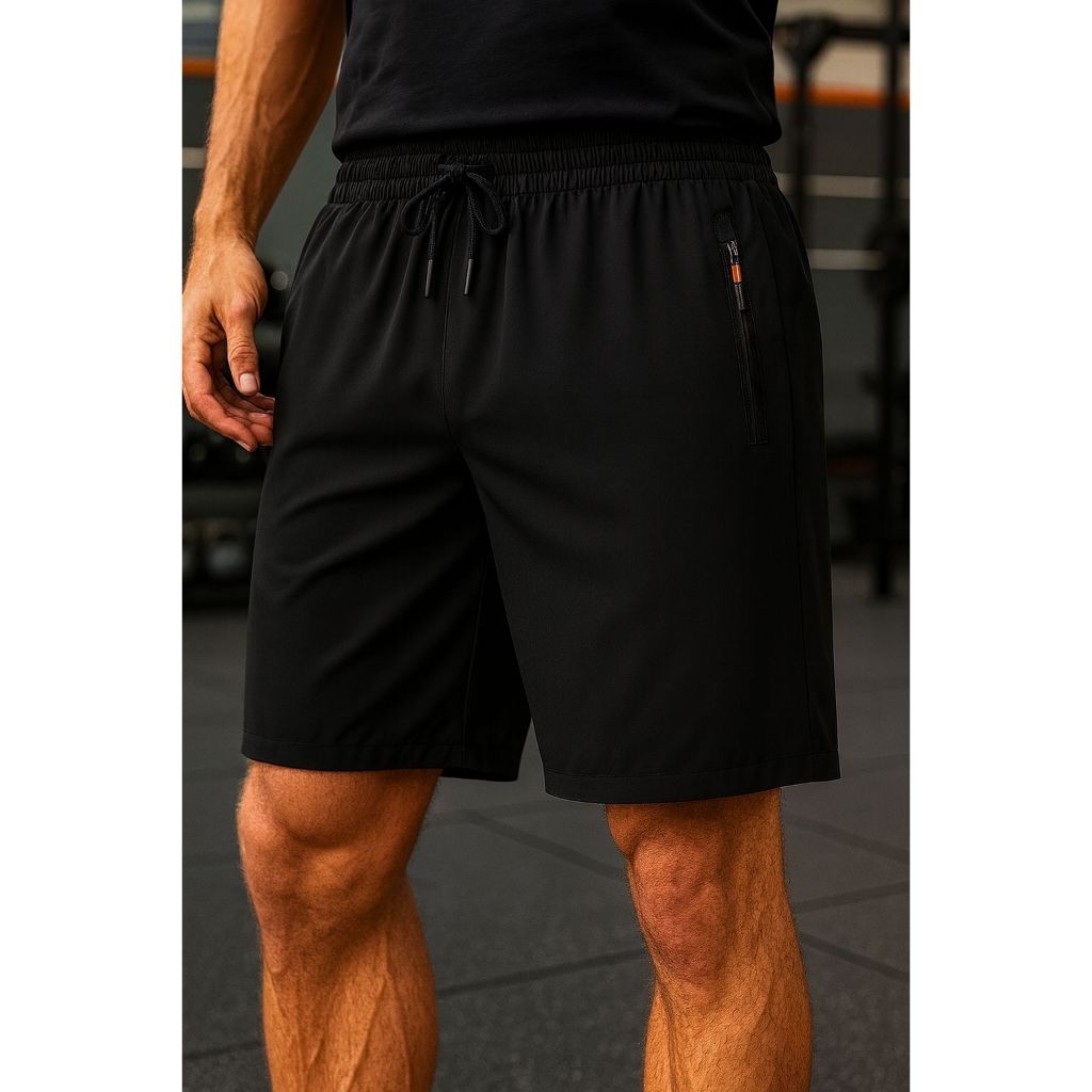 Bermuda Short Masculino Praia 2 Bolsos Zíper Secagem Rápida