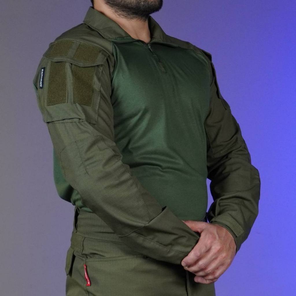 Camisa Combat Shirt Operacional Militar Tática Verde OIiva Farda Gandola Profissional Uniforme Blusa
