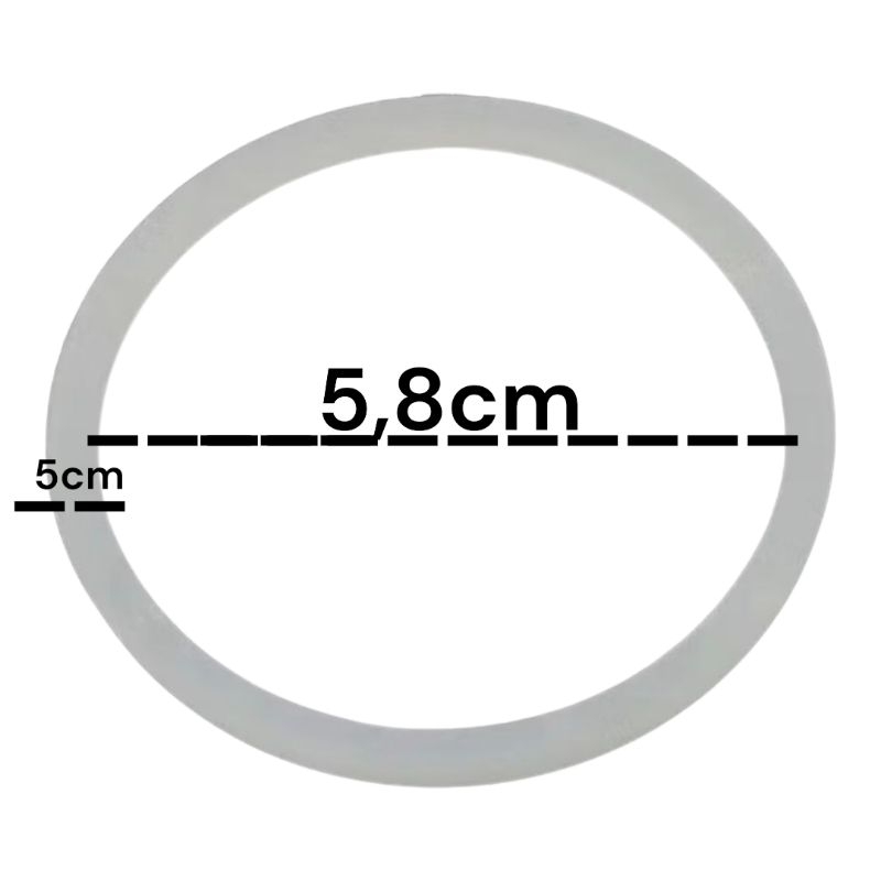 Vedação Anel Silicone Borracha para Copo Base Liquidificador Blender Liq Fit Liq Fit Retro LiqFit Acoplamento Base Filco