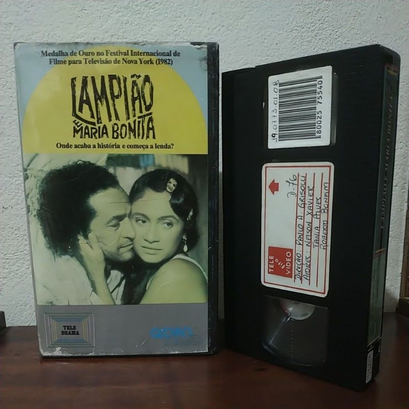 VHS Lampião e Maria Bonita - Globo Video