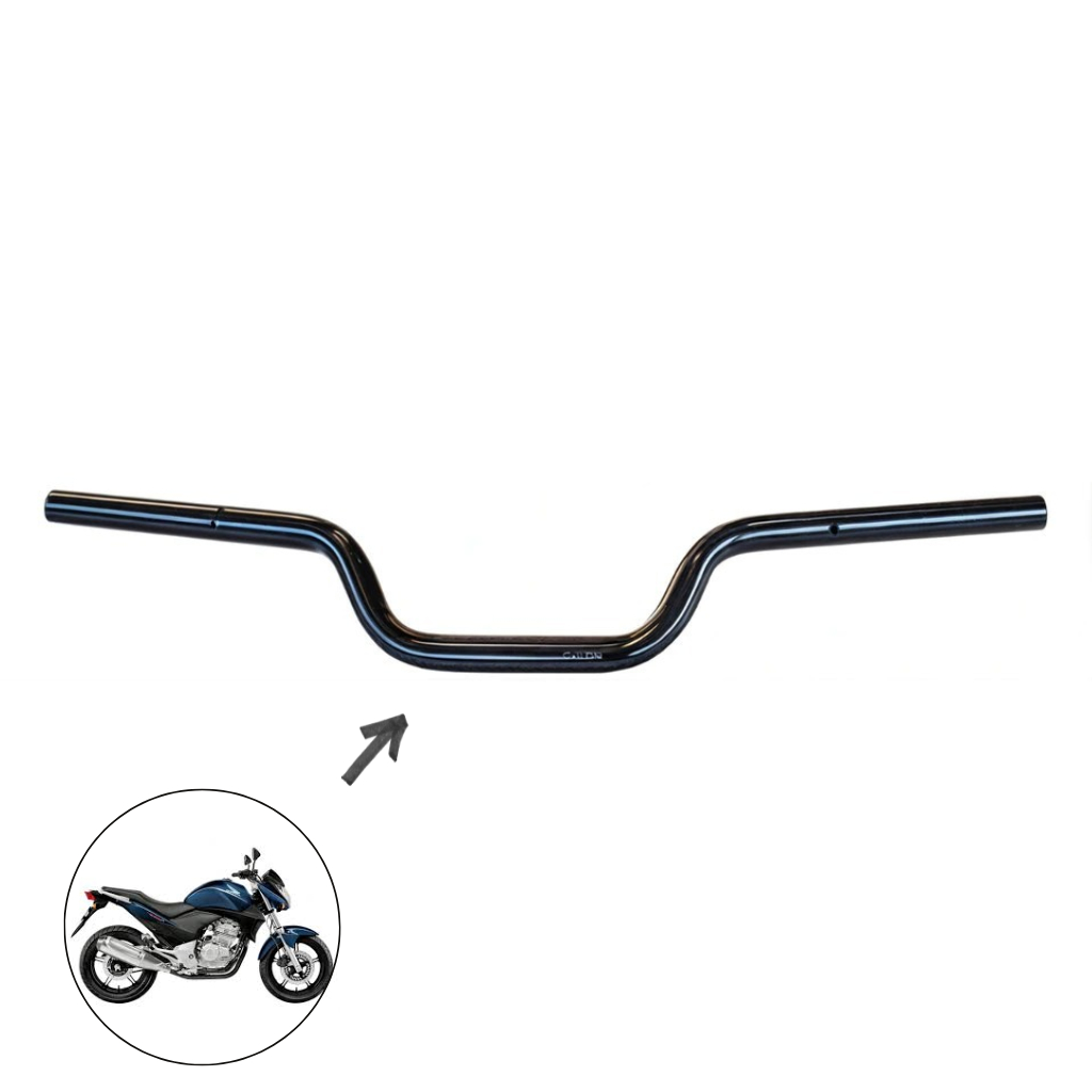 Guidão Preto Cb 300 Modelo Original Todos os anos em Oferta na Shopee