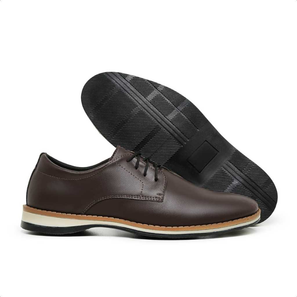 Sapato Oxford Masculino Casual Social Mocassim Fino Comfortável Festa Trabalho