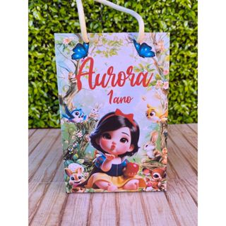Sacolinha Surpresa Personalizada Branca de Neve Baby - Lembrancinh Branca de Neve - PEGUE E MONTE - Festa Infantil em Oferta na Shopee