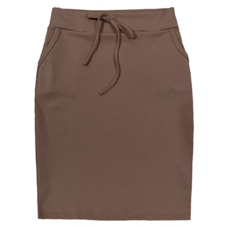 Saia casual Linda em Cintura Alta Estampado com bolsos Moda Feminina Evangélica em Oferta na Shopee