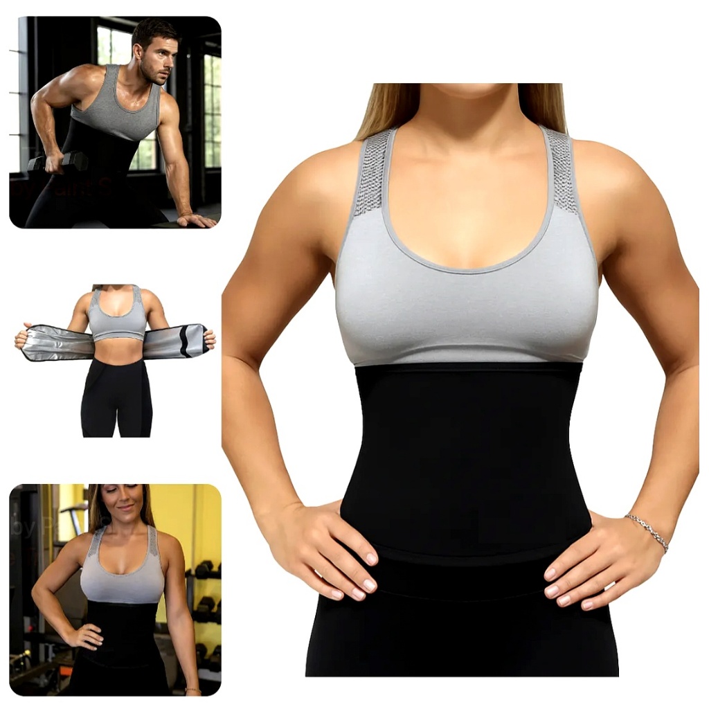 Cinta modeladora feminina queima gordura termica