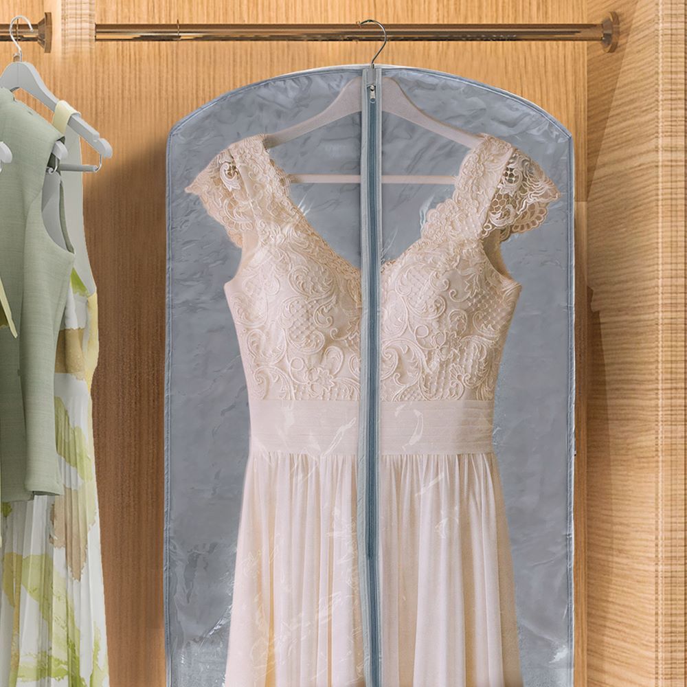 Capa Protetora de Roupas Vestido, Vestido de Noiva, Beca Anti Mofo Organizador