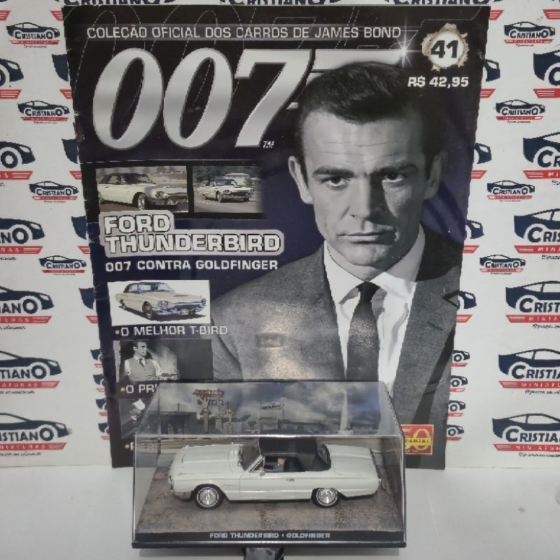 Ford Thunderbird Goldfinger James Bond 007 1/43
