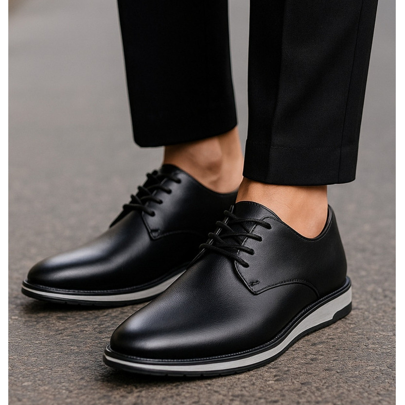 Sapato Masculino Social Derby Oxford Moderno Confortável Casual De Luxo Para Moda Masculina Premium