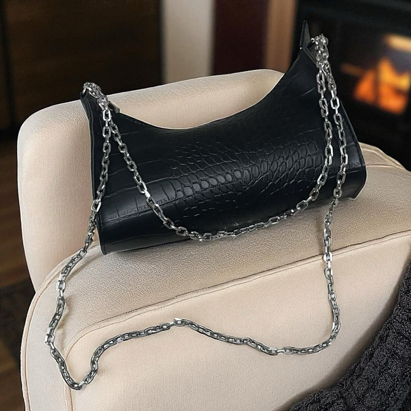 Linda Bolsa Alça Dupla Bolsa 2 Correntes em Oferta na Shopee