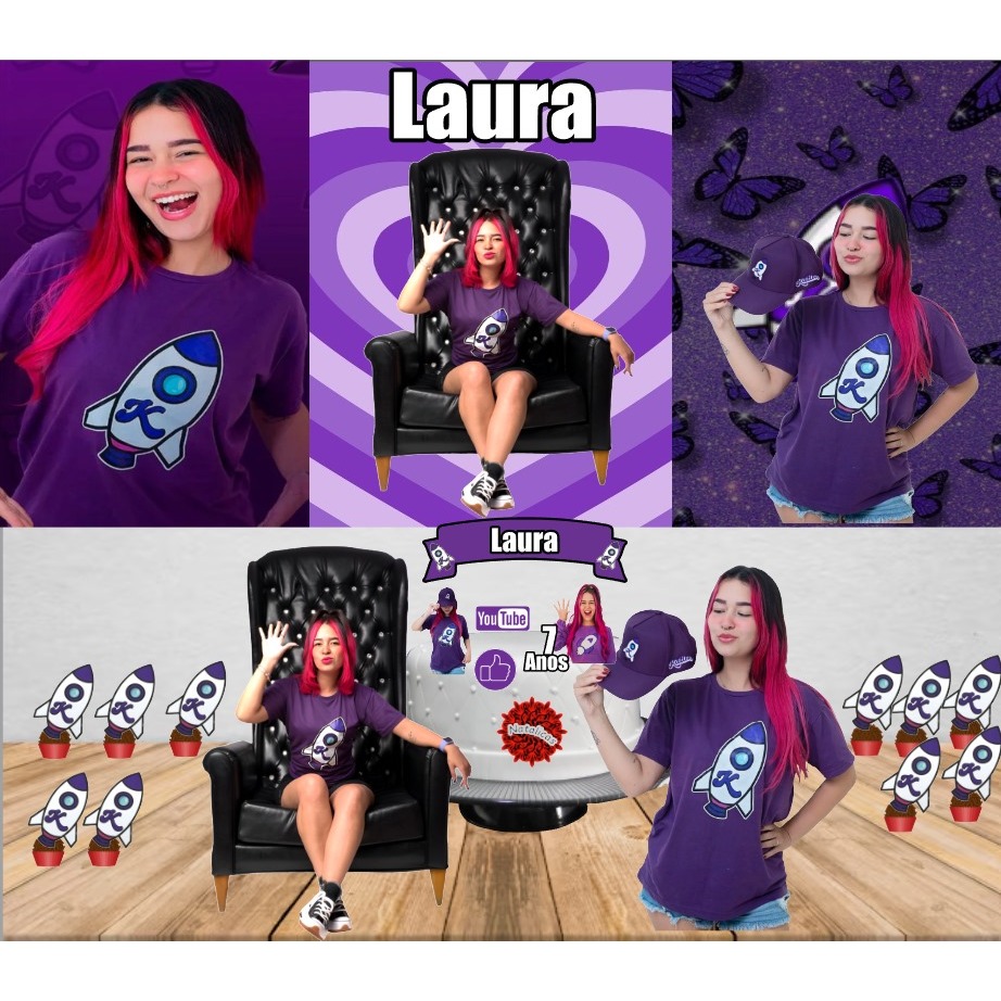 Kit Festa Katlen ( OS ROSAS) em Oferta na Shopee