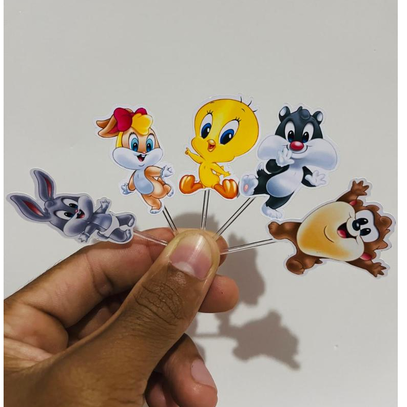 Tags para Doce Baby Looney Tunes Baby Topper para Doce Baby Looney Tunes Tags Personalizadas Baby Looney Tunes em Oferta na Shopee