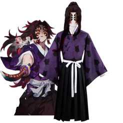 Manto kimono Tsugikuni yoriichi kokushibo cosplay lua superior 1 kimetsu traje no yaiba