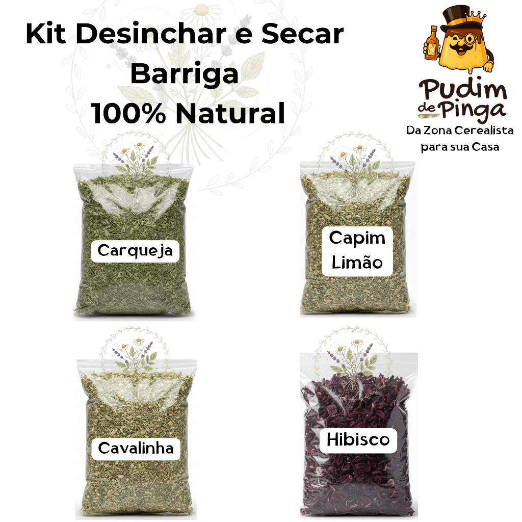 Kit de Chá Desintoxicante para Barriga