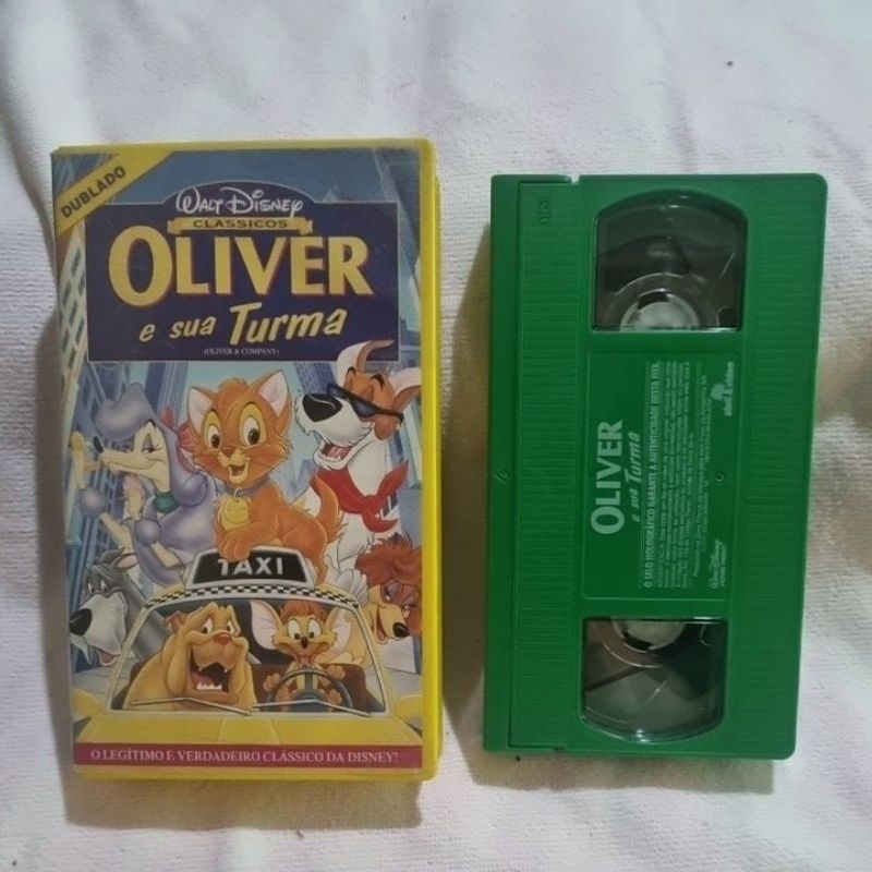 VHS Disney – Oliver e Sua Turma | Dublado | Clássico Raro