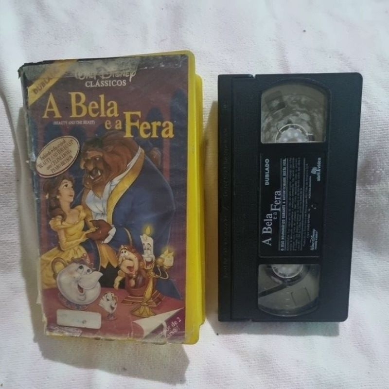 VHS Disney – A Bela e a Fera | Dublado | Clássico Raro