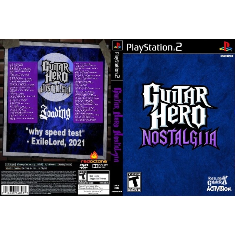 guitar hero nostalgia PS2 lista de músicas na descrição