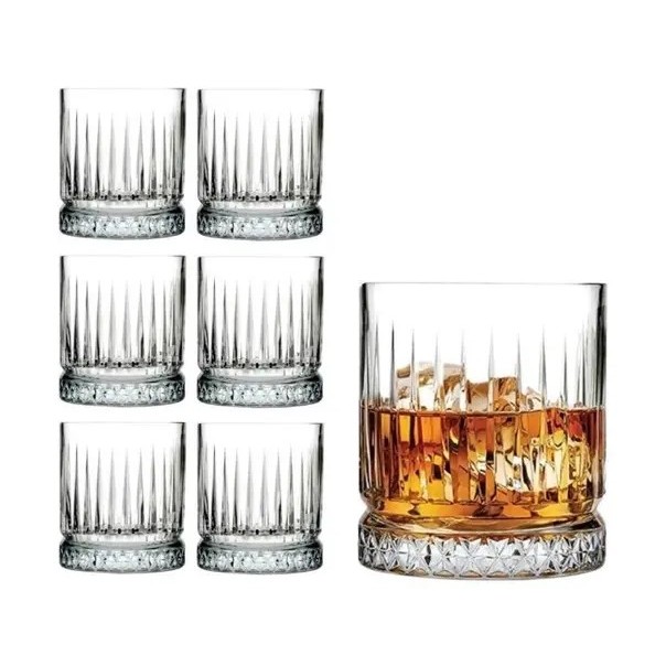 Jogo de 6 Copos de Whisky – Escolha entre os modelos Diamond, Classic ou Modern