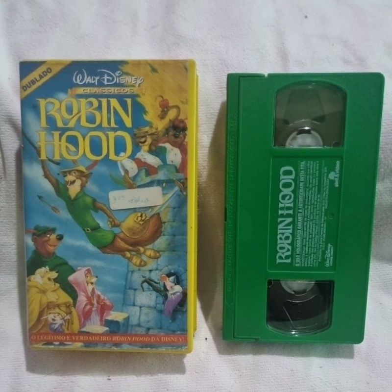 VHS Disney – Robin Hood | Dublado | Clássico Raro