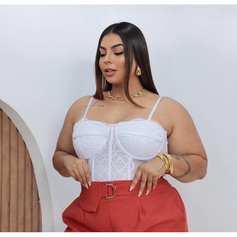 Corset Rendado Plus Size: Onde Comprar | BuscaProdutos