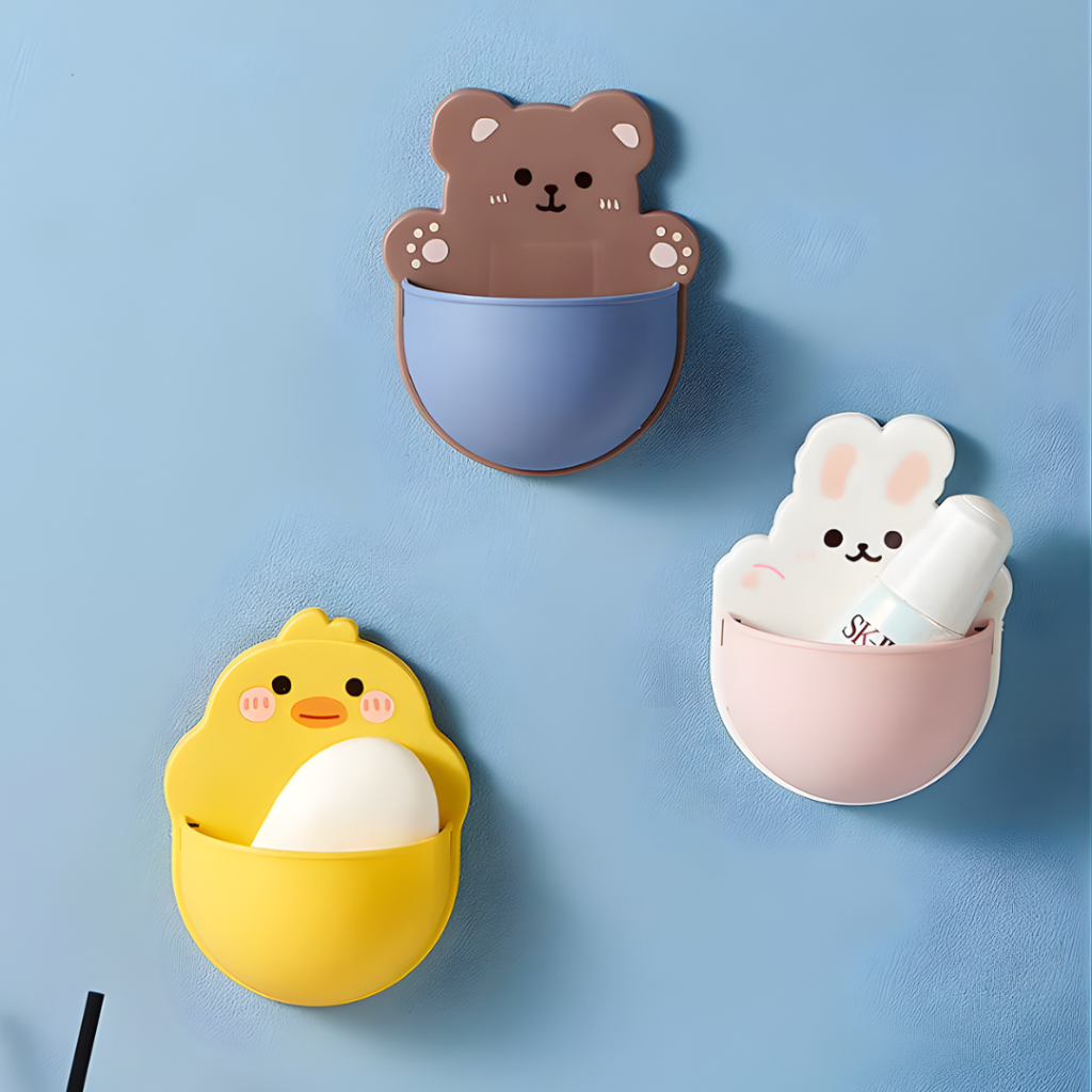 Organizador de Parede Decorativo Infantil Para Quarto Banheiro com Design Fofinho em Oferta na Shopee