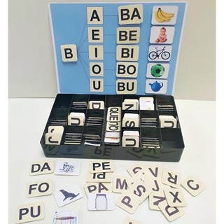 Conjunto Silabário - Fonema para Alfabetização (silabas e figuras correspondentes)