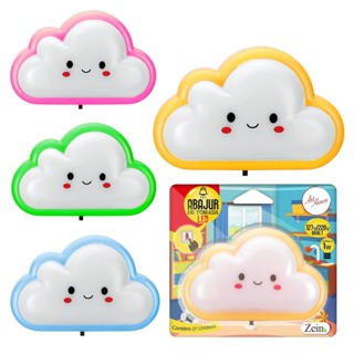 Abajur de Tomada Infantil Nuvem Bivolt Luz Led em Oferta na Shopee