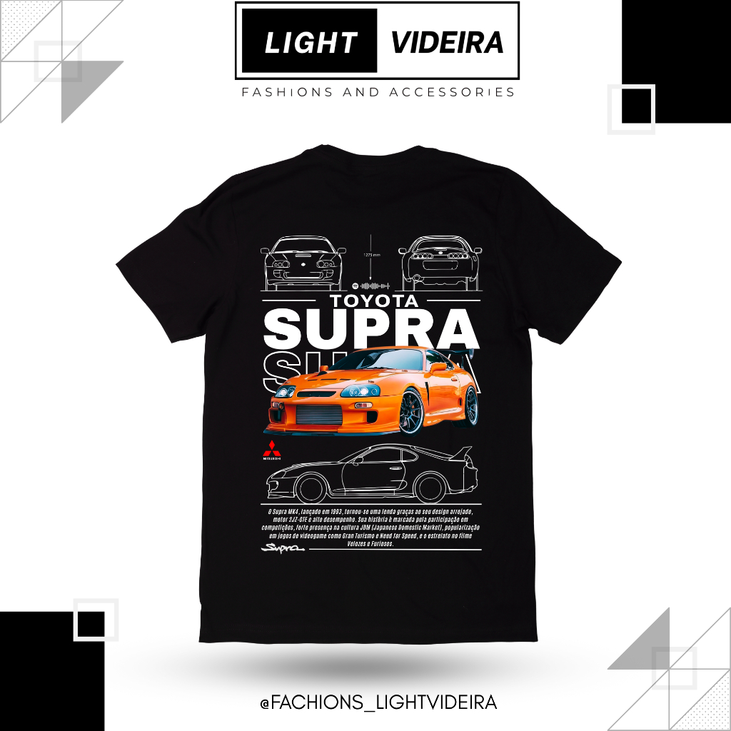 Camisa Camiseta Básica Premium 100% algodão Brian Supra Paul Corrida Esportivo Walker variedade cores