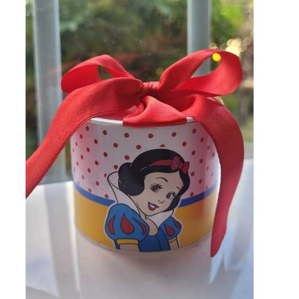 kit miniTubolata Personalizada 5x6cm  Branca de neve – Lembrancinha para Festa, Chá de Bebê, Revelação e Maternidade