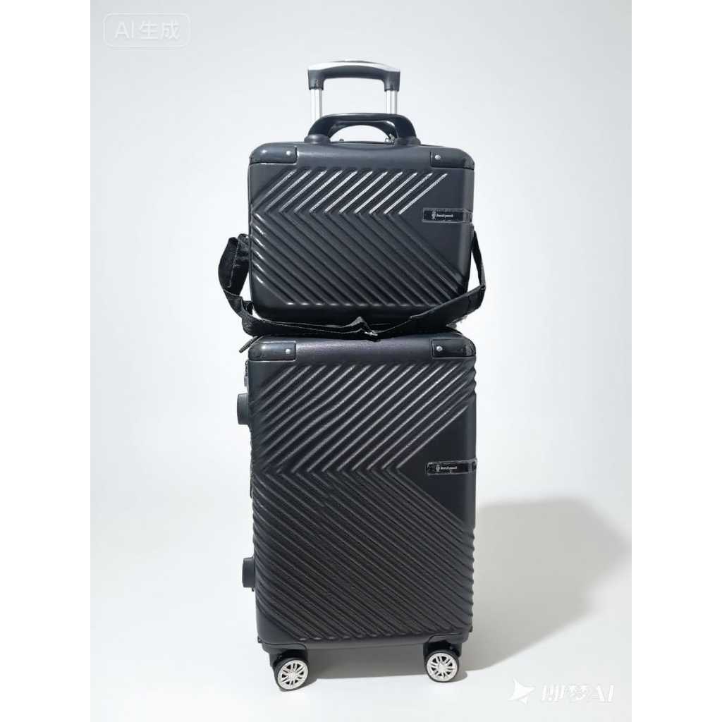 PROMOCAO kit de Mala De Viagem 10 KG Ziper Extensível 4 Roda Gira 360 Grau Fibra +Frasqueira 20inch em Oferta na Shopee