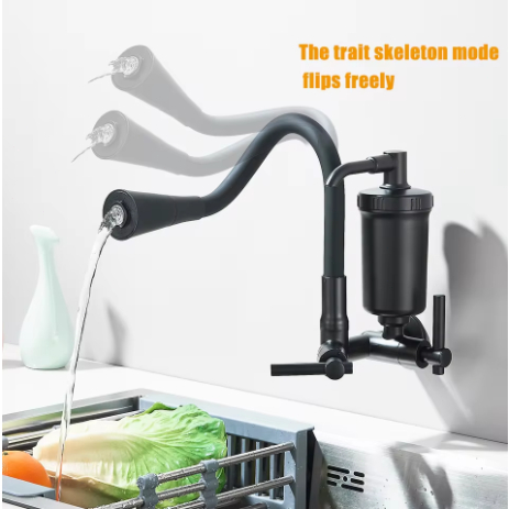 Torneira Preta Com Filtro Para Cozinha Torneira Flexivel de Parede CozinhaTorneira Preta Gourmet Parede Filtro em Oferta na Shopee