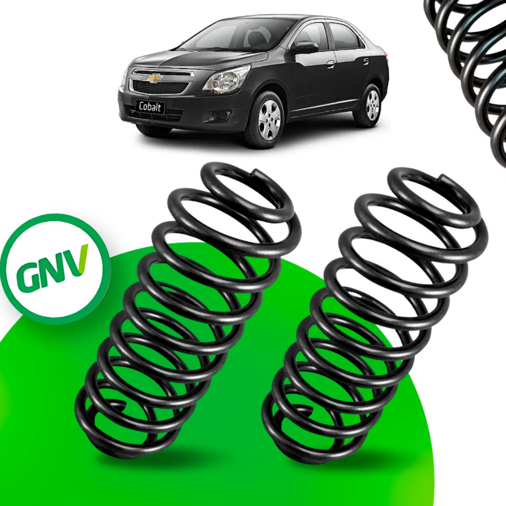 Par De Molas Traseiras Reforçadas Gnv - Chevrolet Cobalt - Todos em Oferta na Shopee