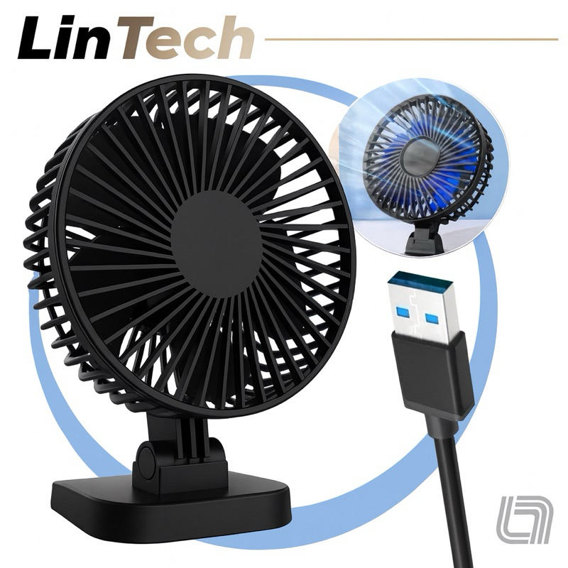 Ventilador de Mesa USB Premium Mini Potente e Silencioso 12W Design Elegante Diferenciado Forte