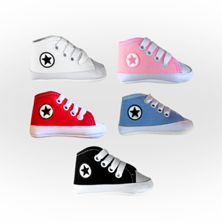 Tênis Infantil unissex ideal para bebê recém nascido sola macia 0-12 meses em Oferta na Shopee