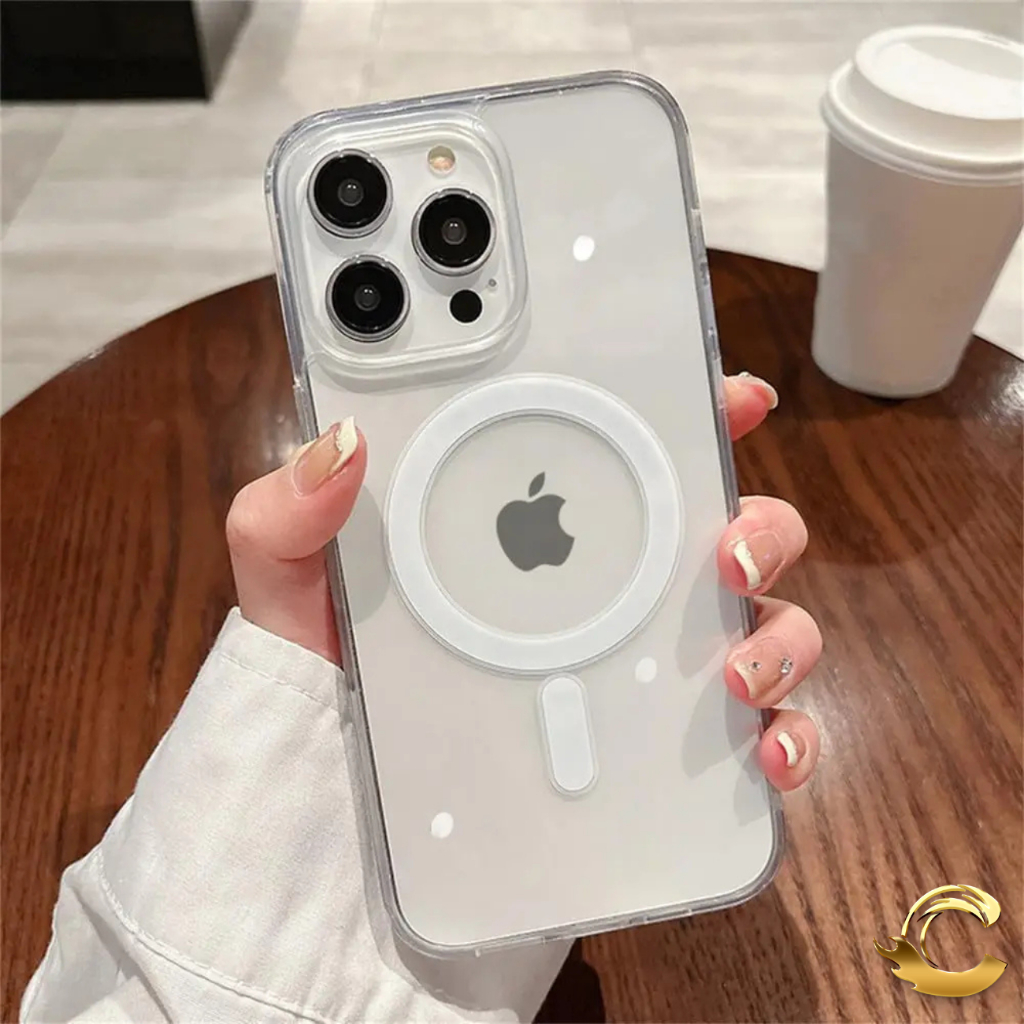 Capinha Capa Premium Iphone 12 / 12 Pro Magsafe – TPU – Proteção Antiqueda Não Amarela