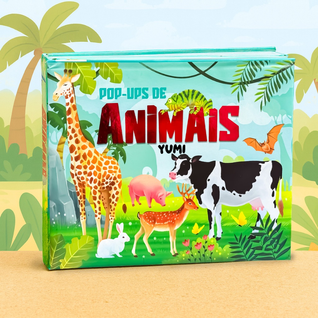 Livro Infantil Pop-up De Animais Em 3d | Animais Interativos | Capa Dura Livro Educativo Colecionável em Oferta na Shopee