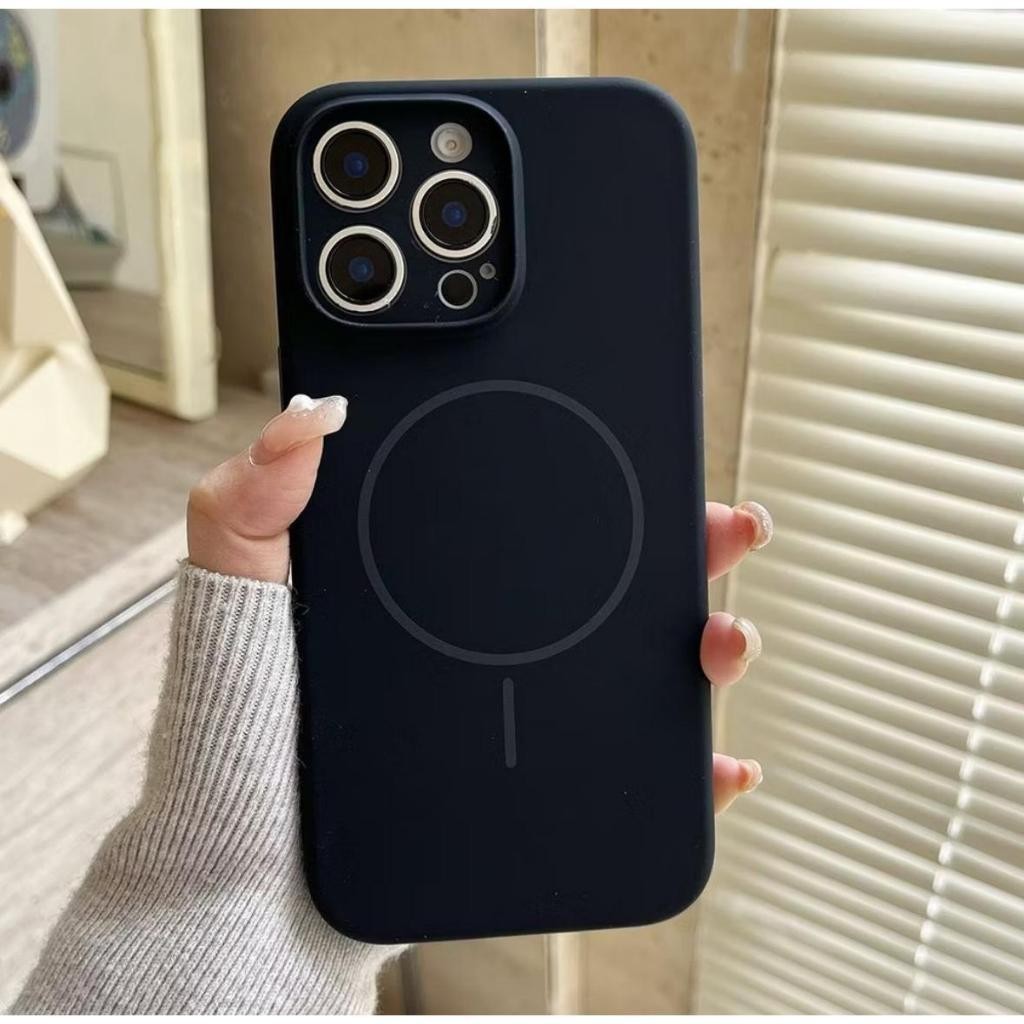 Case Capinha Capa Luxo Silicone Líquido Magsafe iPhone 16E 16 15 14 13 12 11 Pro Max Magnético Capa De Carregamento em Oferta na Shopee