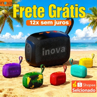 INOVA Caixa De Som Go 4 Pro Bluetooth Portátil À Prova D 'Água Com Bateria Esportiva Alto-falante sem fio em Oferta na Shopee