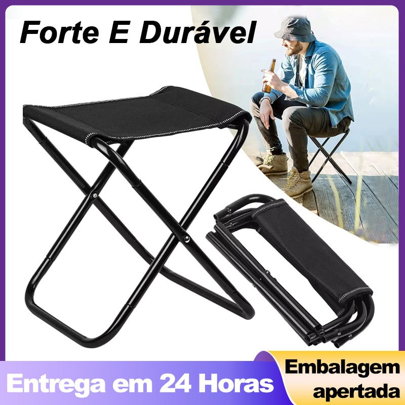 Banqueta Dobrável cadeira de pesca leve piquenique cadeira de acampamento dobrável pano