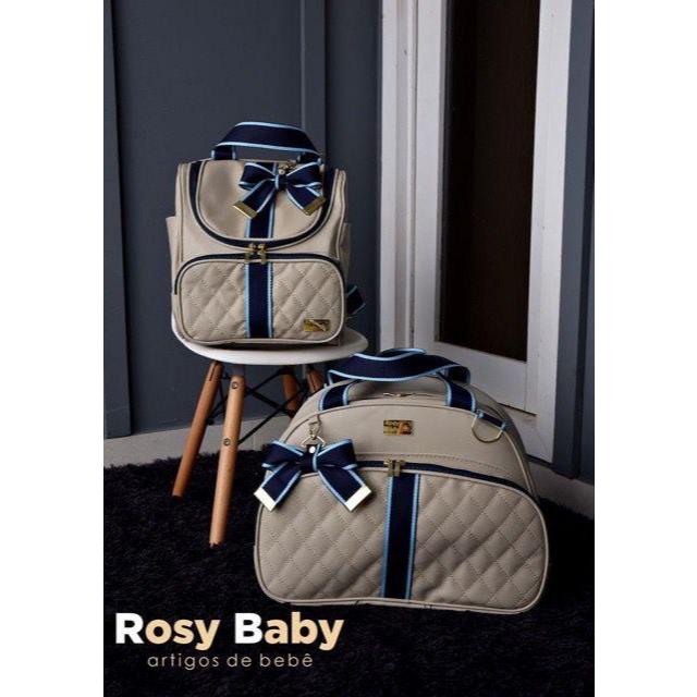 Kit Bolsa Saída Maternidade Bebê Mala Grande Mochila 2 Em 1 Menino e Menina Multifuncional