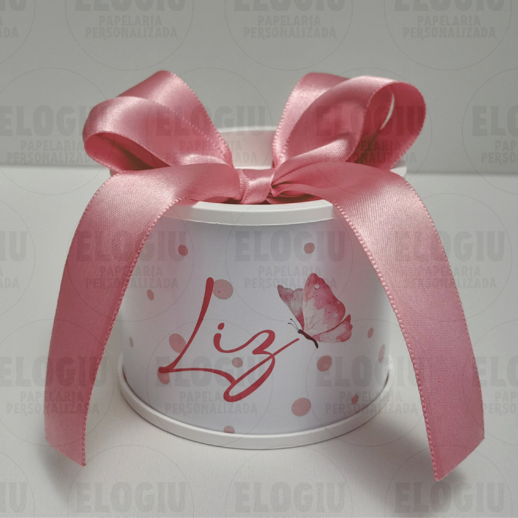 Lembrancinha maternidade, Borboleta , lembrancinha personalizada - Tubolata personalizada 5X6
