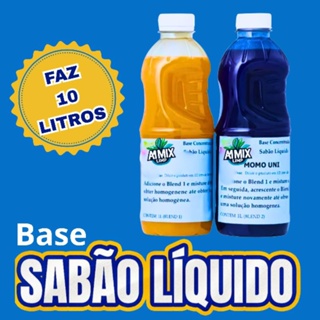Base kit sabão líquido Blend faz 10 litros lava-roupas FÁCIL DE FAZER! em Oferta na Shopee
