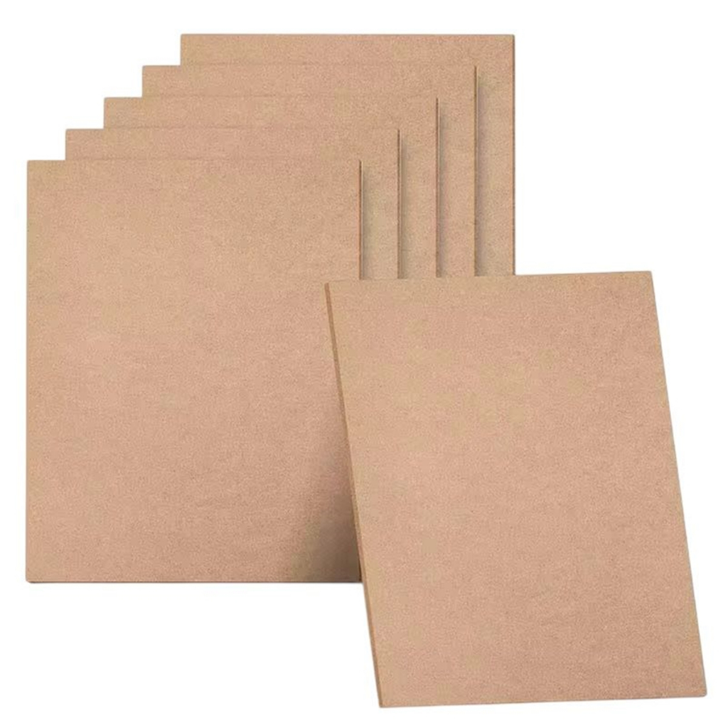Placa Mdf Cru 25x35 Chapas 2,5mm  para Artesanato Quadros Decorativos sublimação para corte a laser
